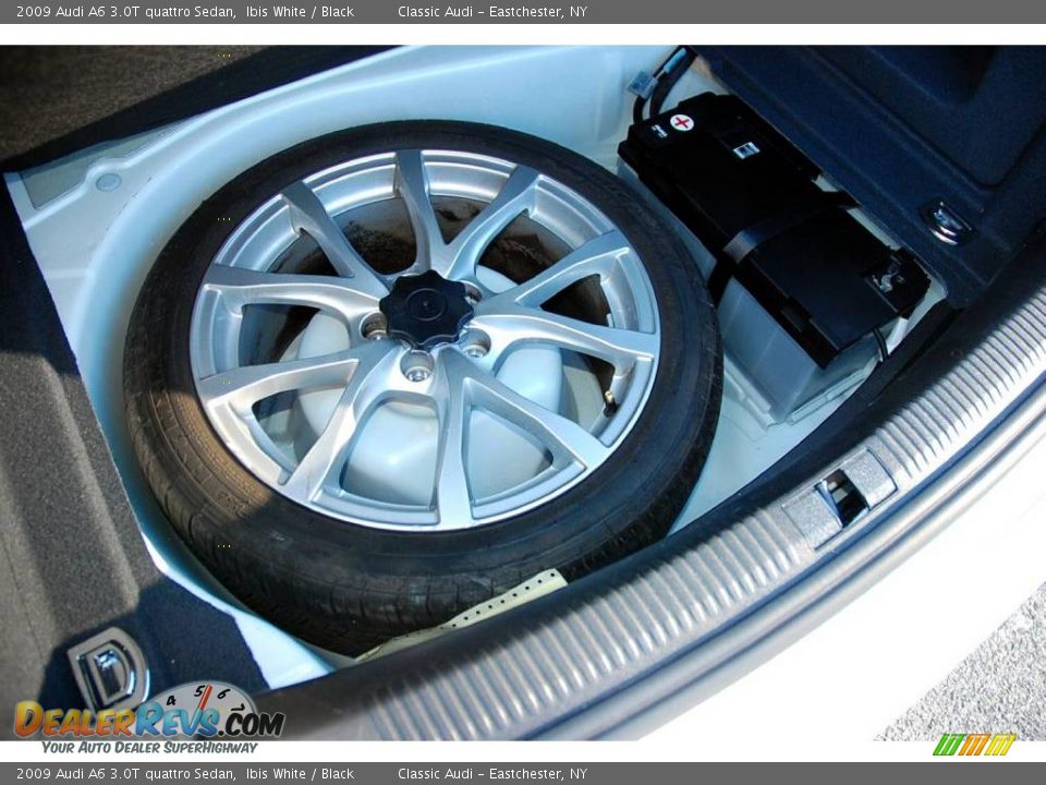 2009 Audi A6 3.0T quattro Sedan Ibis White / Black Photo #19
