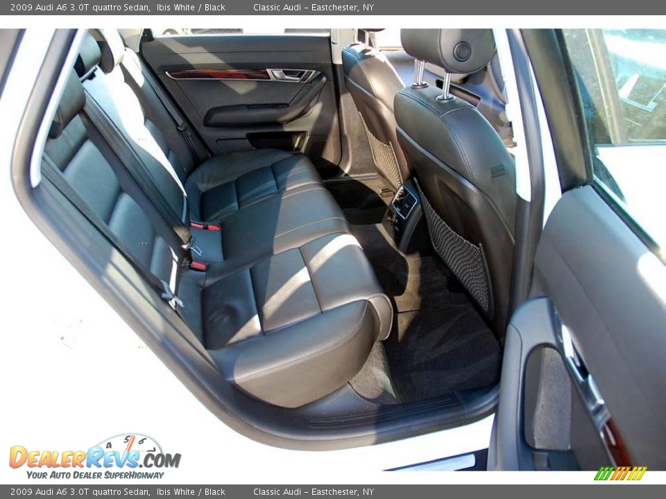 2009 Audi A6 3.0T quattro Sedan Ibis White / Black Photo #20