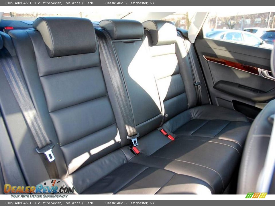 2009 Audi A6 3.0T quattro Sedan Ibis White / Black Photo #21