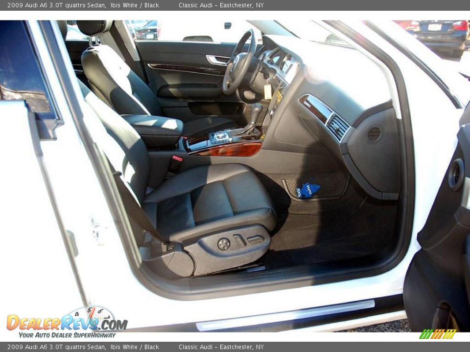 2009 Audi A6 3.0T quattro Sedan Ibis White / Black Photo #22