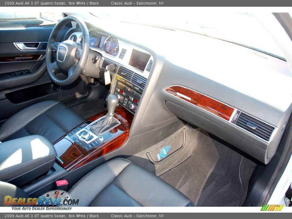 2009 Audi A6 3.0T quattro Sedan Ibis White / Black Photo #23