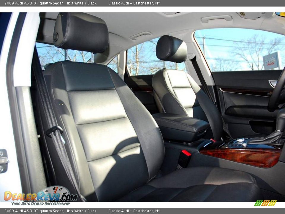 2009 Audi A6 3.0T quattro Sedan Ibis White / Black Photo #24