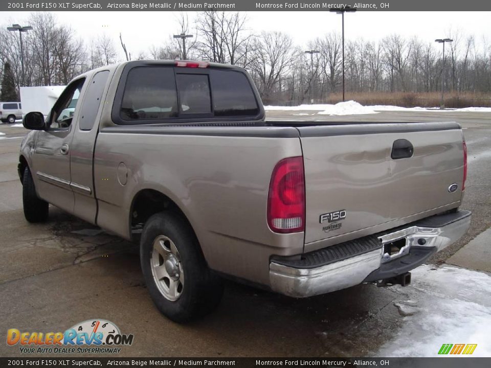 2001 Ford F150 XLT SuperCab Arizona Beige Metallic / Medium Parchment Photo #3
