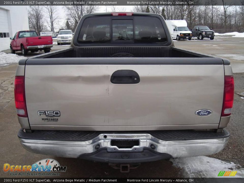 2001 Ford F150 XLT SuperCab Arizona Beige Metallic / Medium Parchment Photo #4
