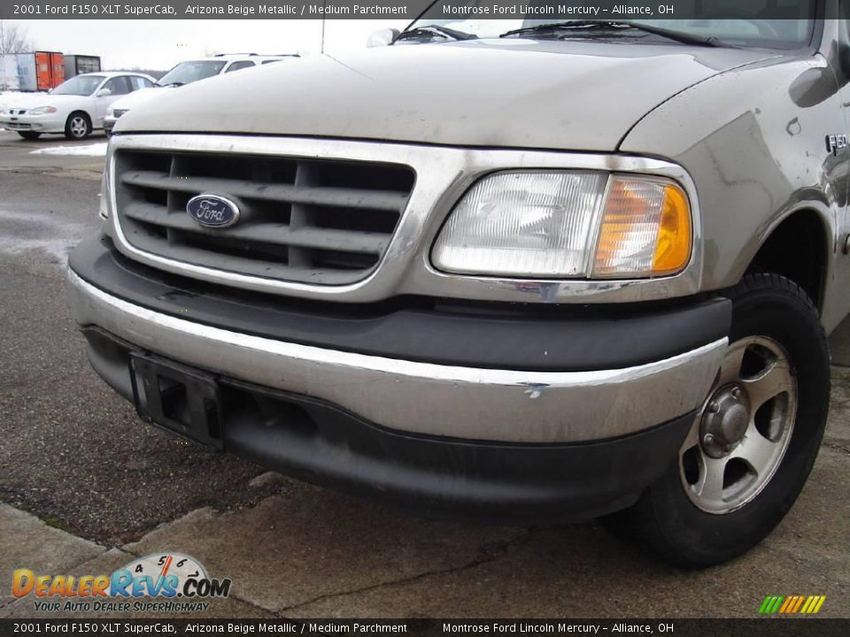 2001 Ford F150 XLT SuperCab Arizona Beige Metallic / Medium Parchment Photo #9