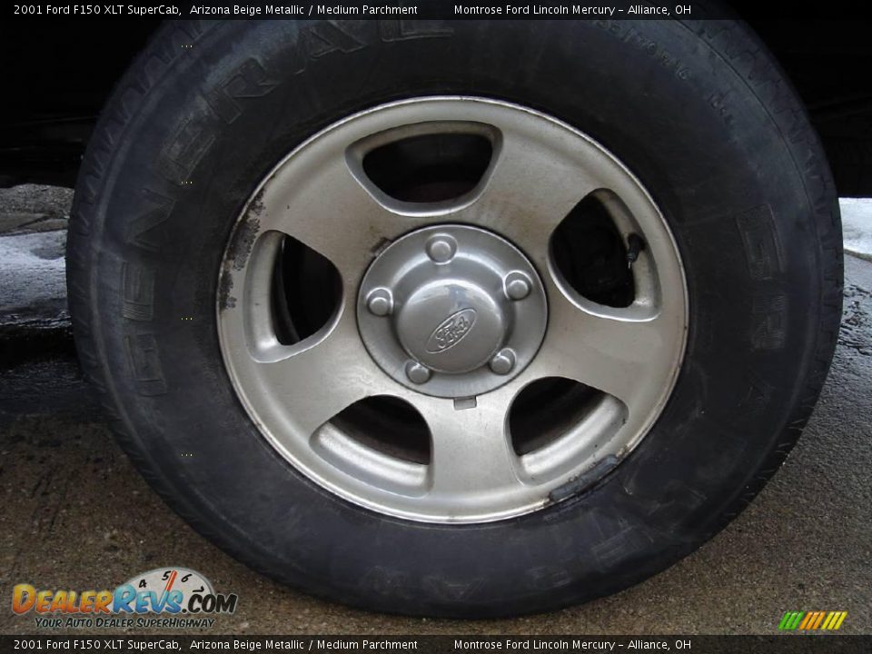 2001 Ford F150 XLT SuperCab Arizona Beige Metallic / Medium Parchment Photo #11