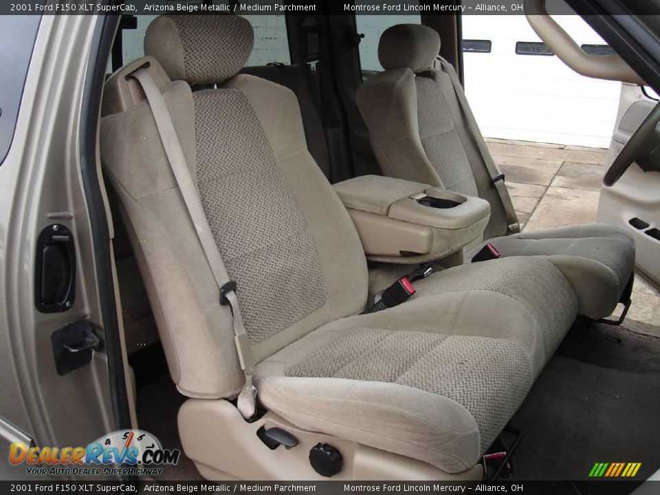 2001 Ford F150 XLT SuperCab Arizona Beige Metallic / Medium Parchment Photo #16