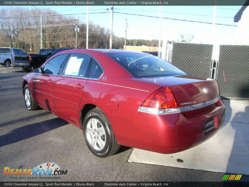 2006 Chevrolet Impala LS Sport Red Metallic / Ebony Black Photo #4
