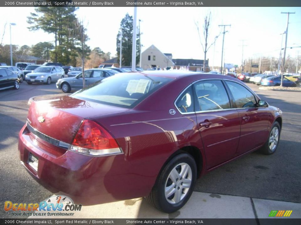 2006 Chevrolet Impala LS Sport Red Metallic / Ebony Black Photo #6