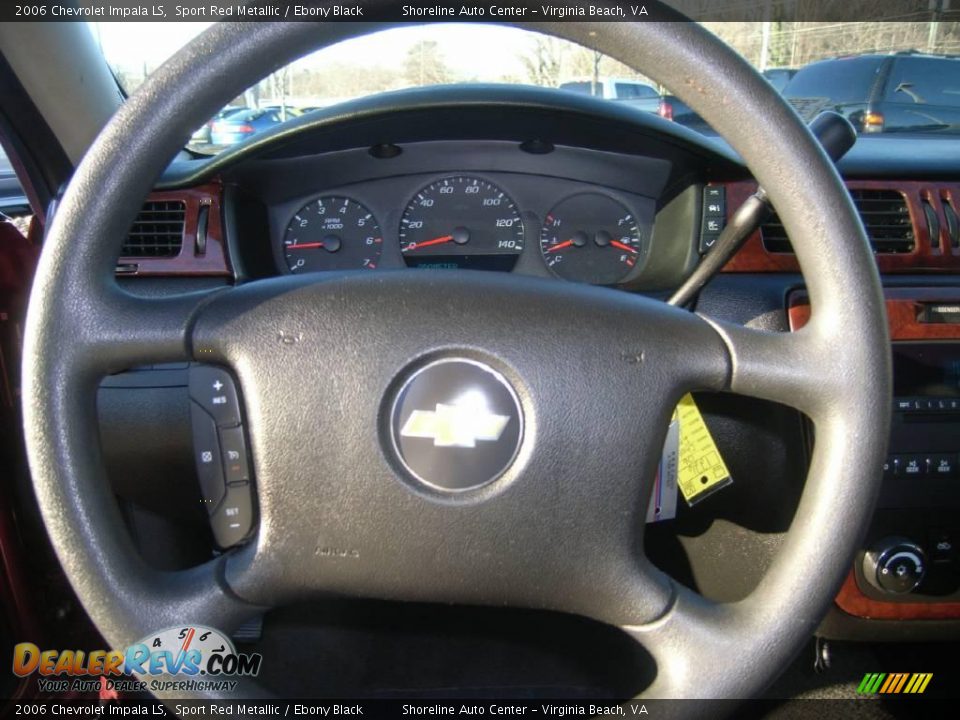 2006 Chevrolet Impala LS Sport Red Metallic / Ebony Black Photo #17
