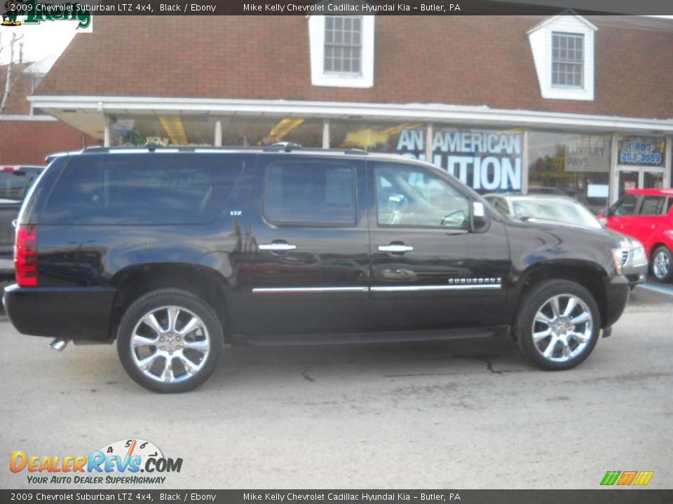 2009 Chevrolet Suburban LTZ 4x4 Black / Ebony Photo #2