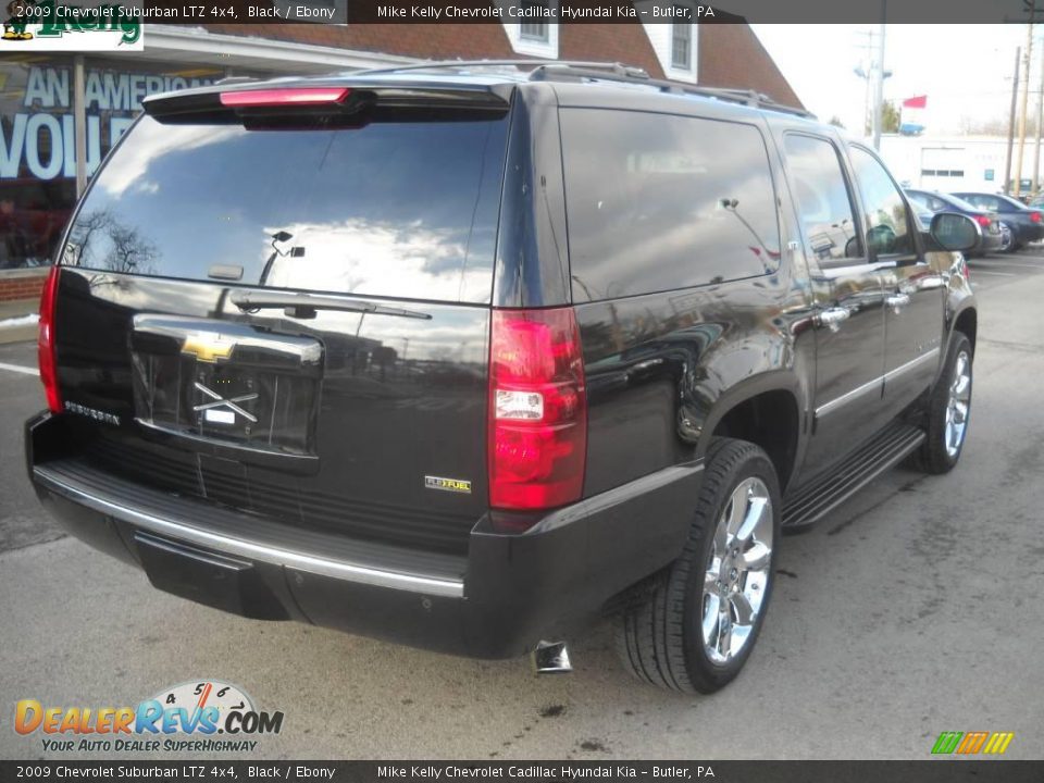 2009 Chevrolet Suburban LTZ 4x4 Black / Ebony Photo #3