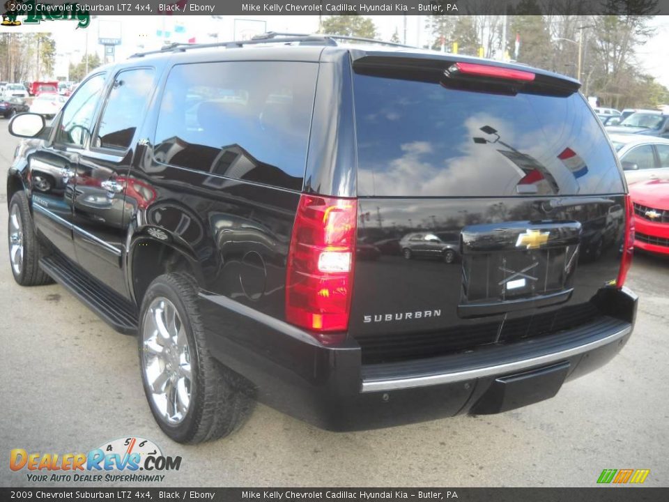 2009 Chevrolet Suburban LTZ 4x4 Black / Ebony Photo #5