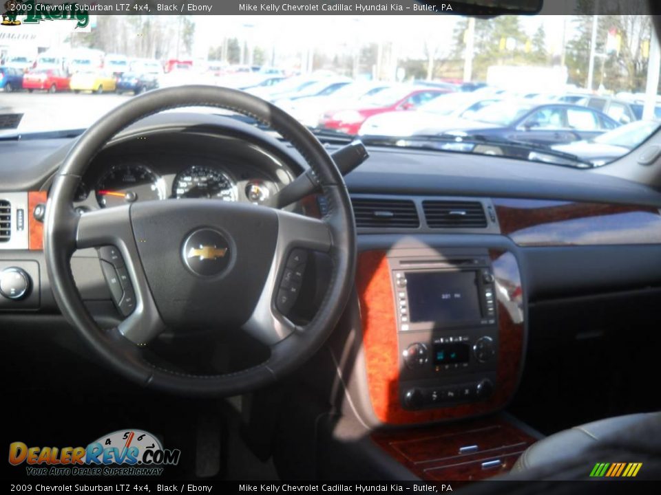 2009 Chevrolet Suburban LTZ 4x4 Black / Ebony Photo #12