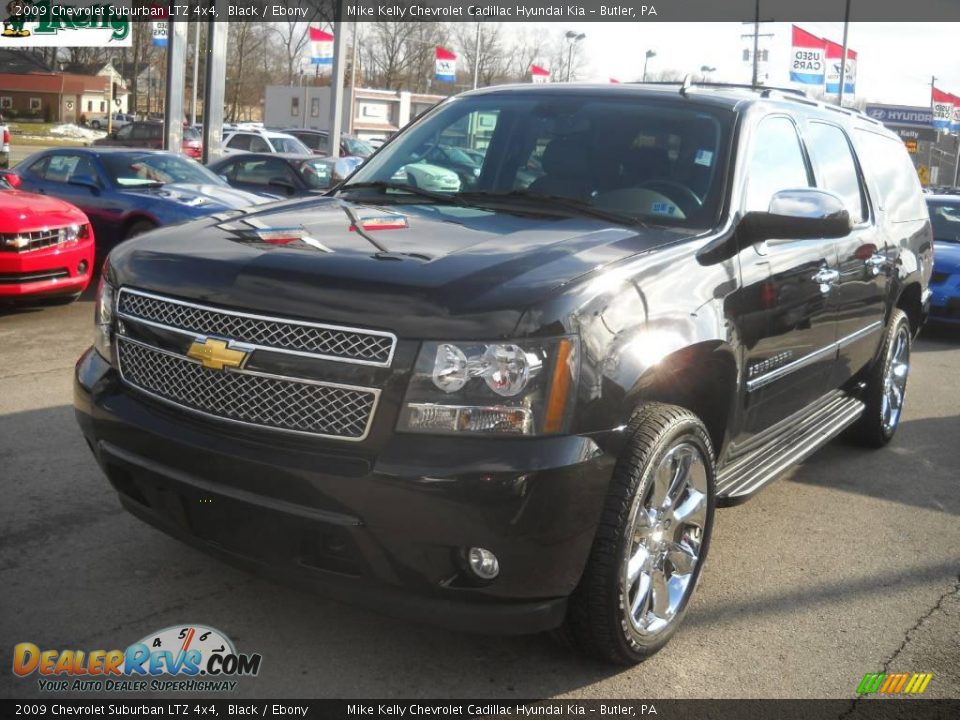 2009 Chevrolet Suburban LTZ 4x4 Black / Ebony Photo #14