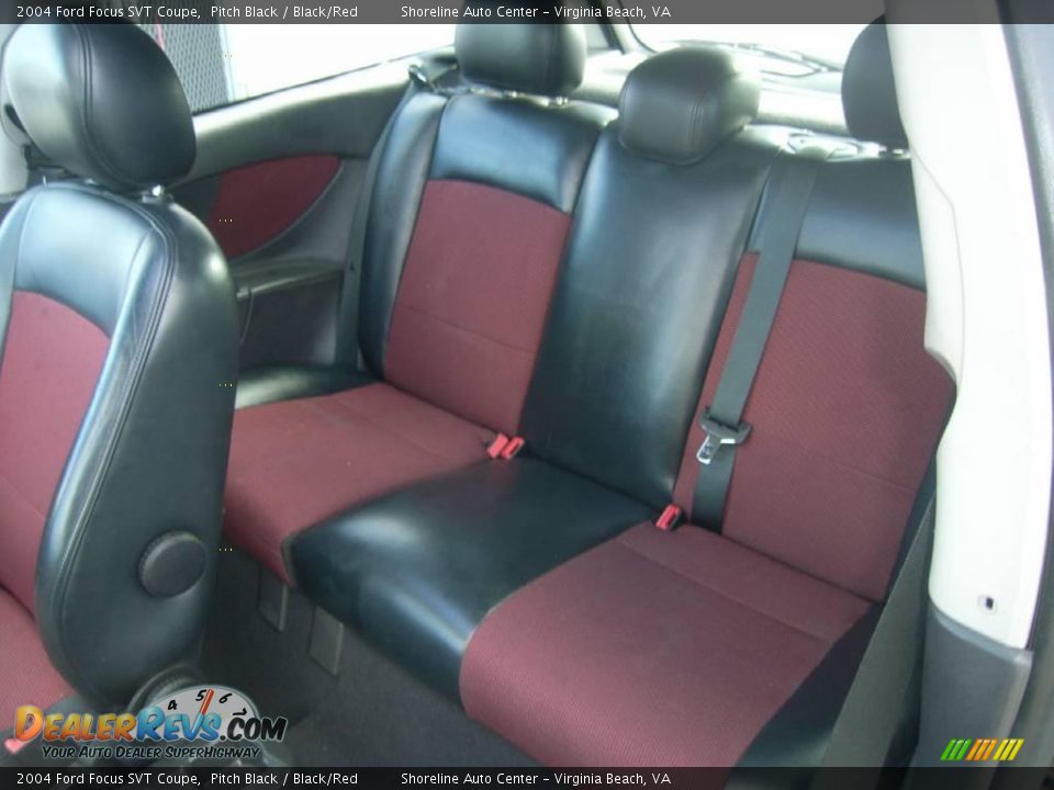 2004 Ford Focus SVT Coupe Pitch Black / Black/Red Photo #10