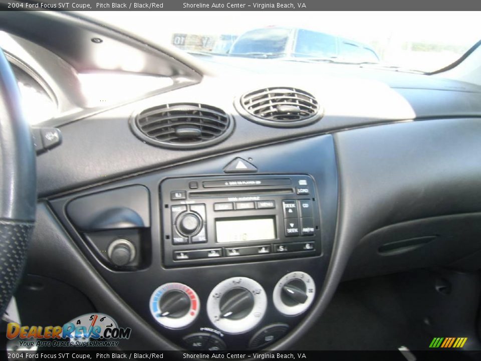 2004 Ford Focus SVT Coupe Pitch Black / Black/Red Photo #13
