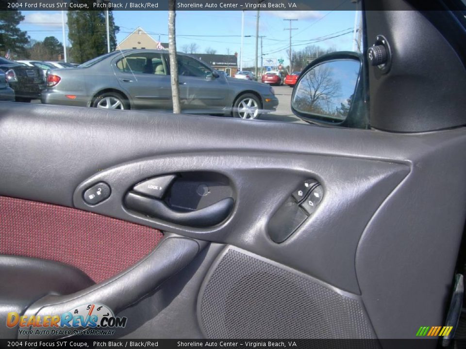 2004 Ford Focus SVT Coupe Pitch Black / Black/Red Photo #16