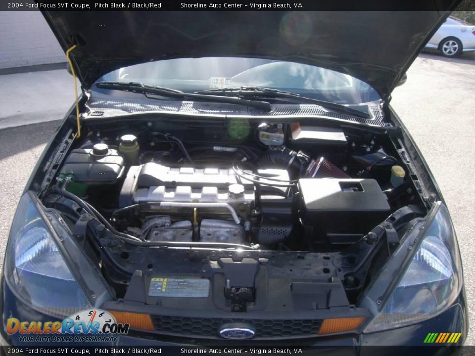2004 Ford Focus SVT Coupe Pitch Black / Black/Red Photo #18
