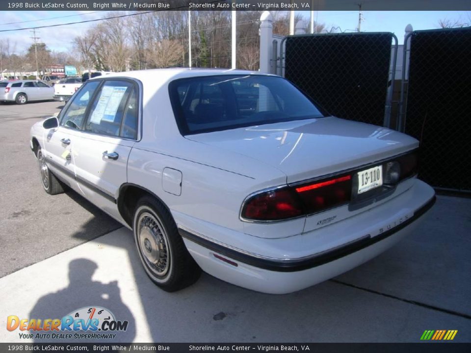 1998 Buick LeSabre Custom Bright White / Medium Blue Photo #5