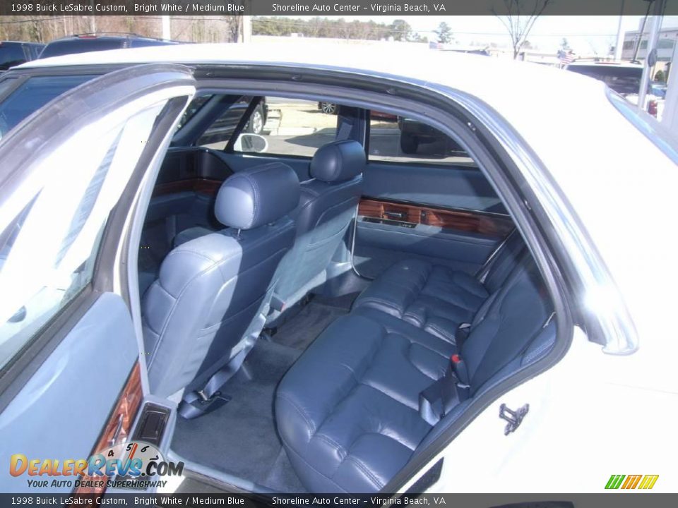 1998 Buick LeSabre Custom Bright White / Medium Blue Photo #10
