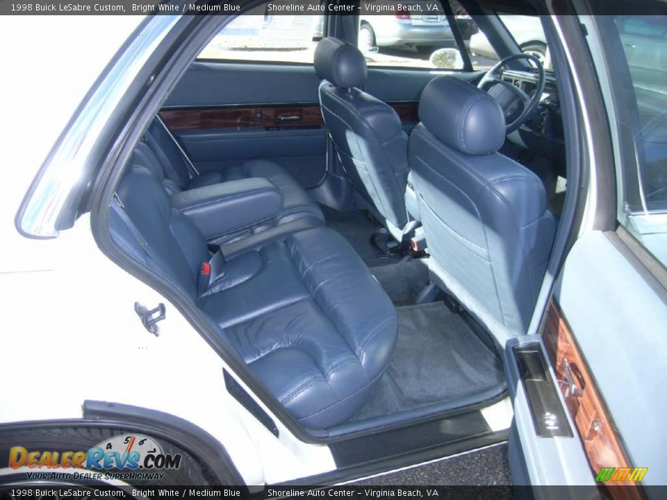 1998 Buick LeSabre Custom Bright White / Medium Blue Photo #11