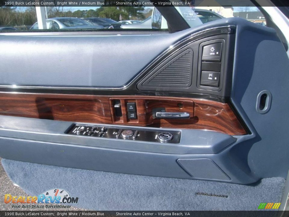 1998 Buick LeSabre Custom Bright White / Medium Blue Photo #15