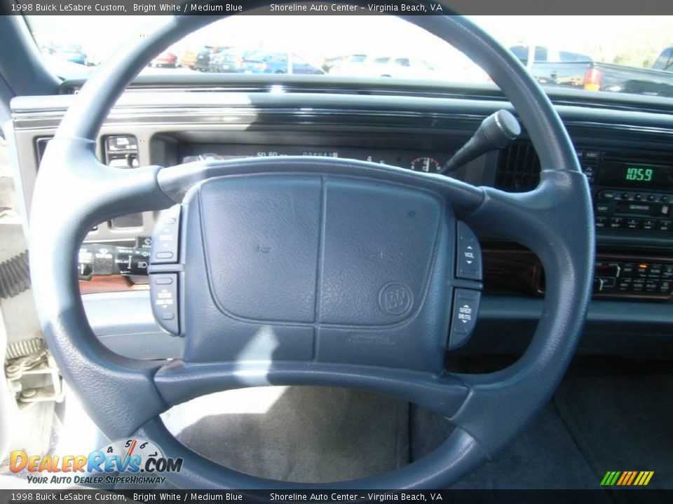 1998 Buick LeSabre Custom Bright White / Medium Blue Photo #20