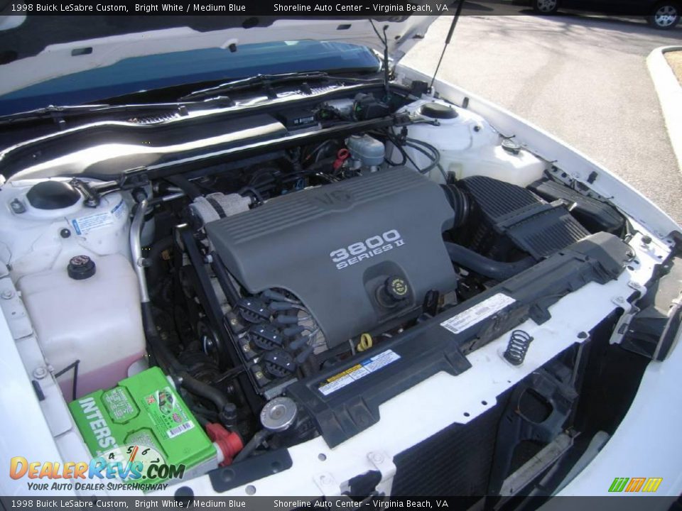 1998 Buick LeSabre Custom Bright White / Medium Blue Photo #22