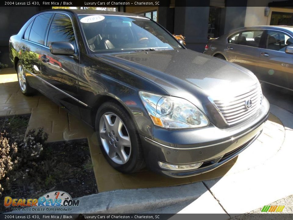 2004 Lexus LS 430 Flint Mica / Black Photo #2