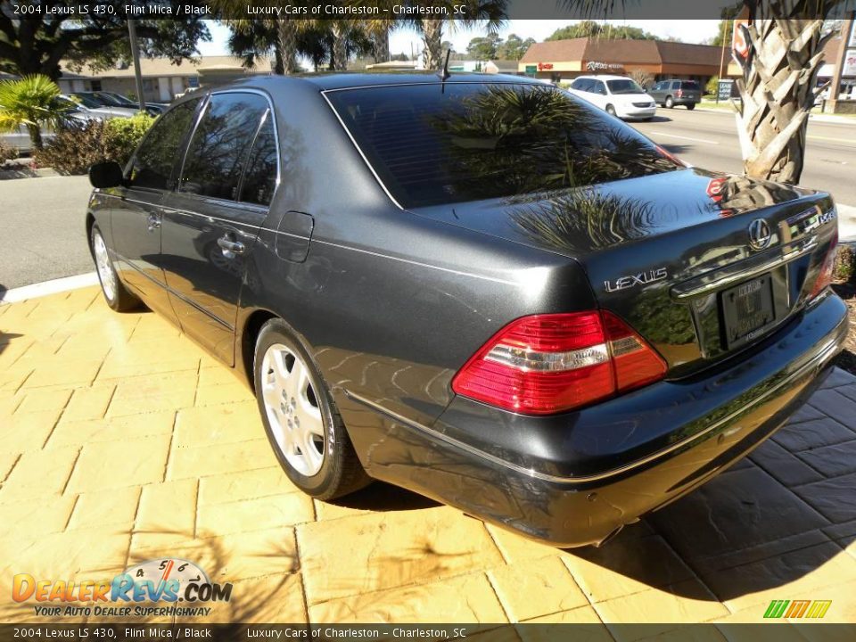 2004 Lexus LS 430 Flint Mica / Black Photo #3