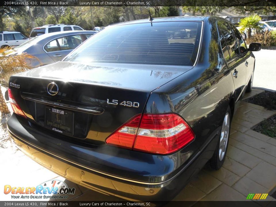 2004 Lexus LS 430 Flint Mica / Black Photo #4