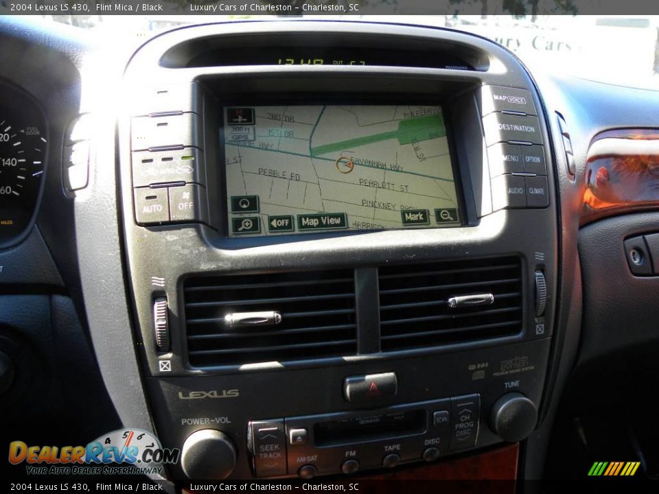 2004 Lexus LS 430 Flint Mica / Black Photo #5