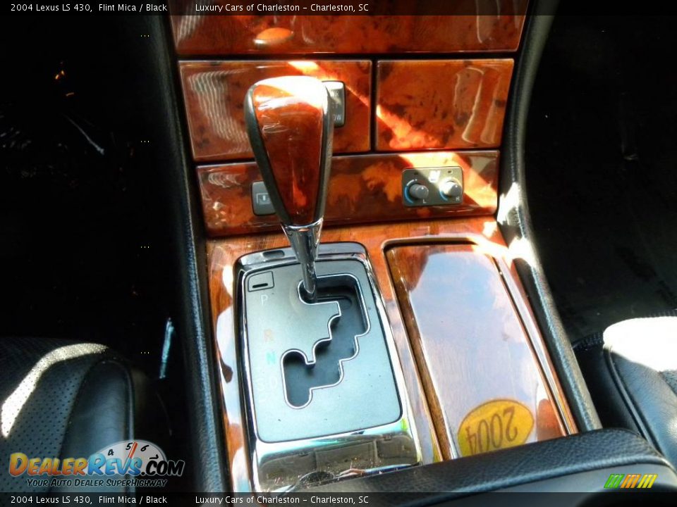 2004 Lexus LS 430 Flint Mica / Black Photo #6