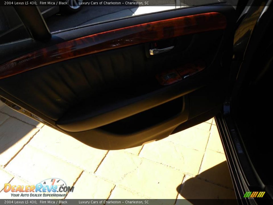2004 Lexus LS 430 Flint Mica / Black Photo #8