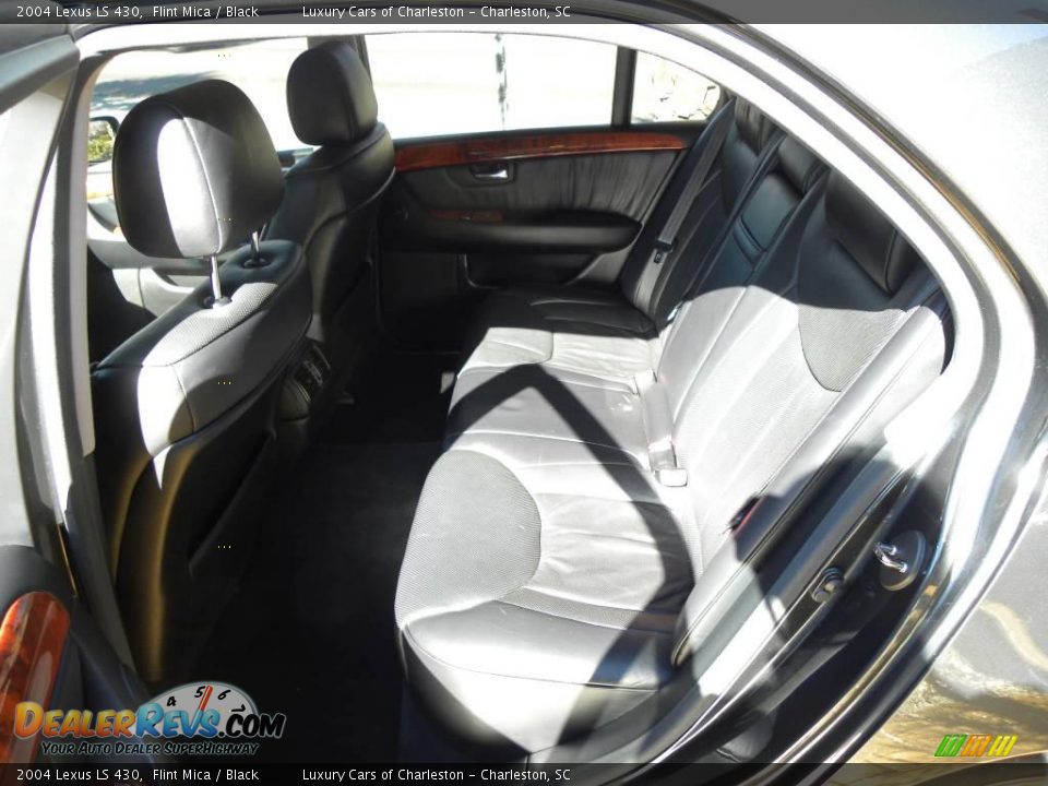 2004 Lexus LS 430 Flint Mica / Black Photo #15