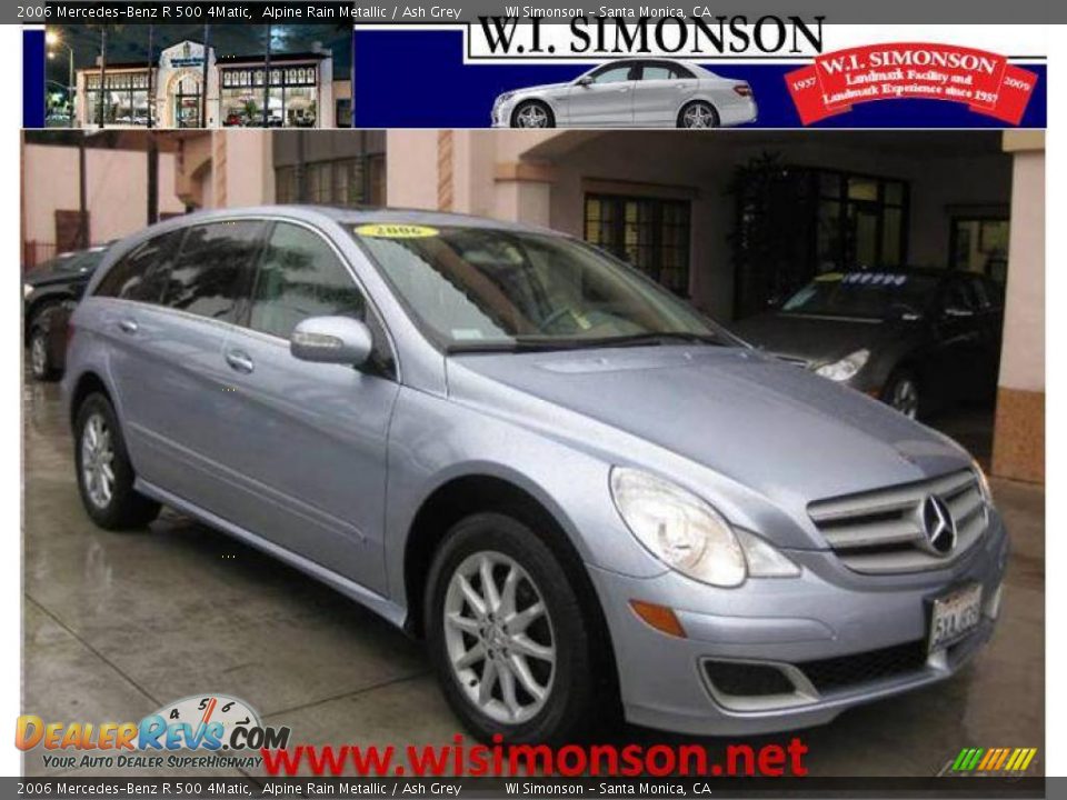 2006 Mercedes-Benz R 500 4Matic Alpine Rain Metallic / Ash Grey Photo #1