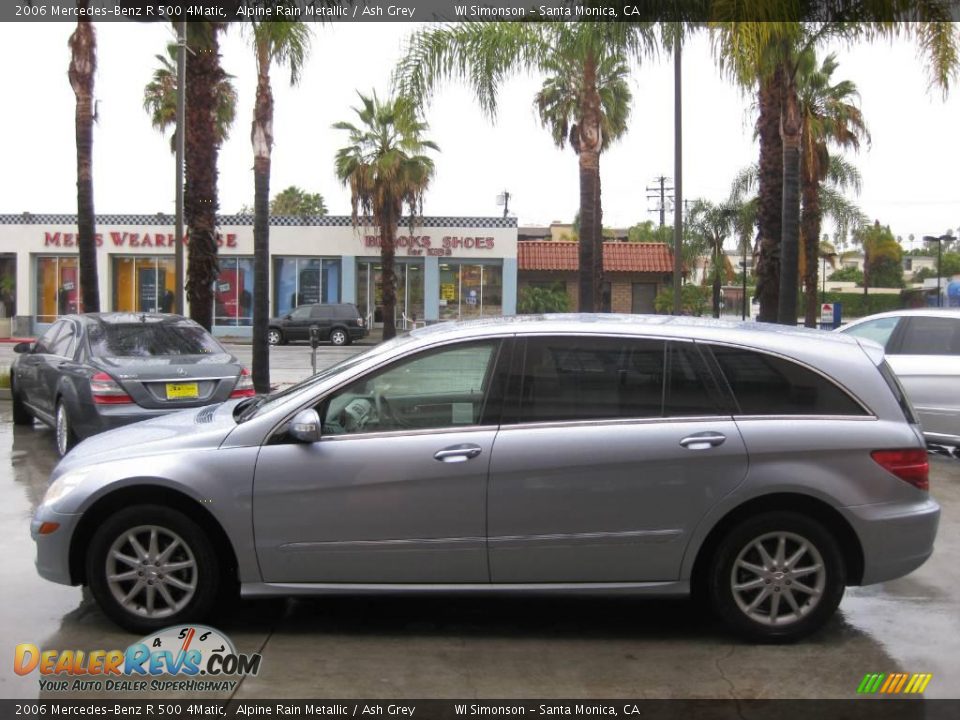 2006 Mercedes-Benz R 500 4Matic Alpine Rain Metallic / Ash Grey Photo #8