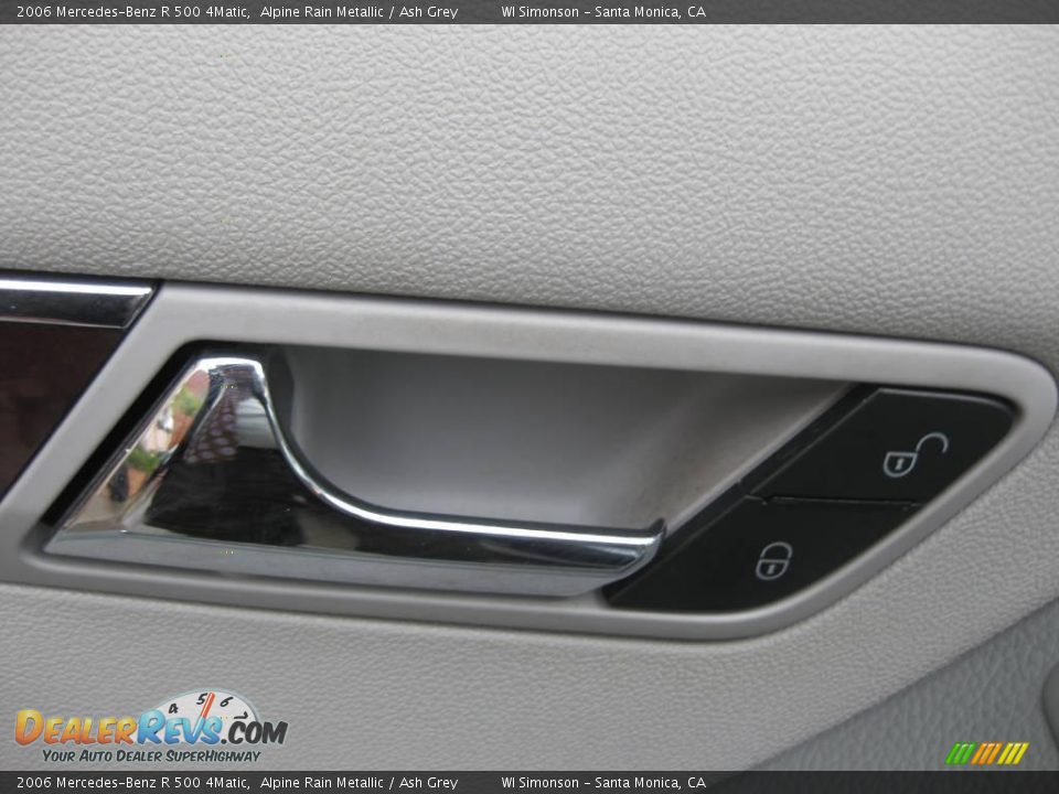 2006 Mercedes-Benz R 500 4Matic Alpine Rain Metallic / Ash Grey Photo #11