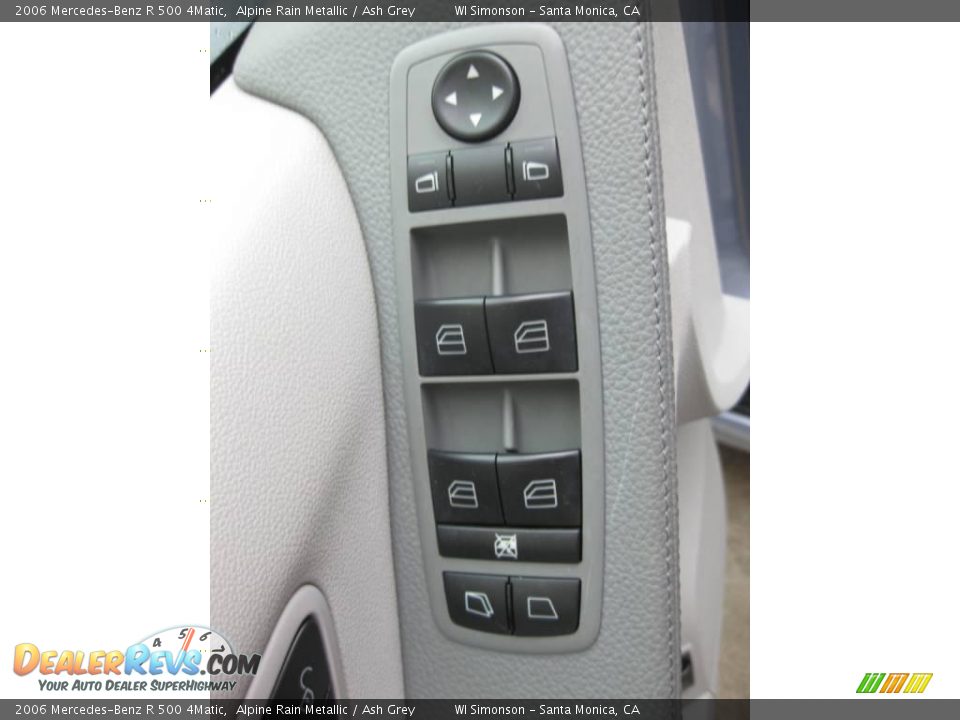 2006 Mercedes-Benz R 500 4Matic Alpine Rain Metallic / Ash Grey Photo #12