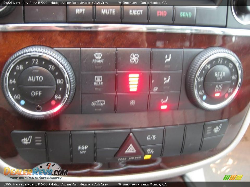 2006 Mercedes-Benz R 500 4Matic Alpine Rain Metallic / Ash Grey Photo #17