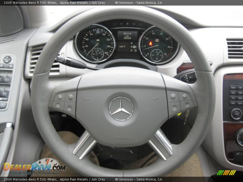 2006 Mercedes-Benz R 500 4Matic Alpine Rain Metallic / Ash Grey Photo #20