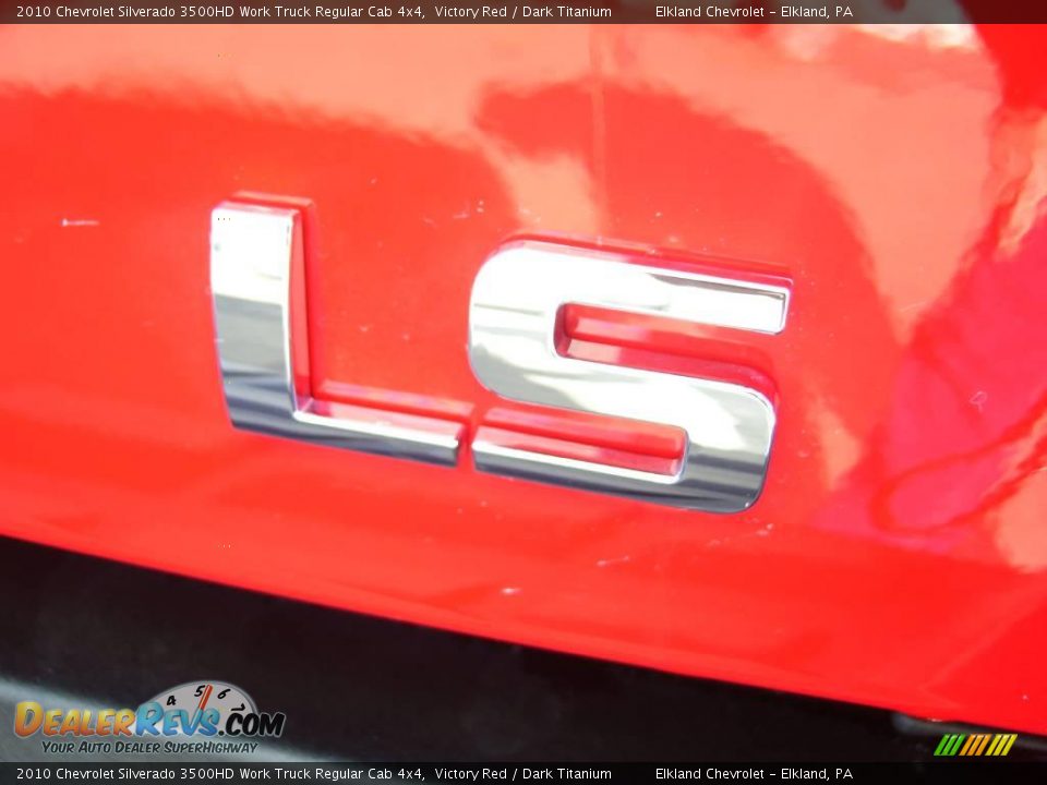 2010 Chevrolet Silverado 3500HD Work Truck Regular Cab 4x4 Victory Red / Dark Titanium Photo #12