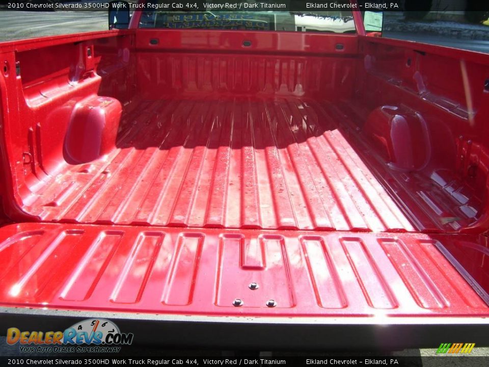 2010 Chevrolet Silverado 3500HD Work Truck Regular Cab 4x4 Victory Red / Dark Titanium Photo #14