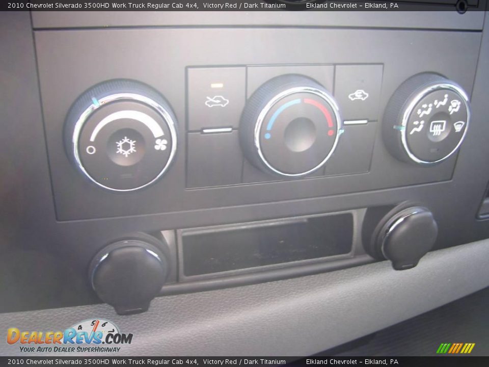 2010 Chevrolet Silverado 3500HD Work Truck Regular Cab 4x4 Victory Red / Dark Titanium Photo #26