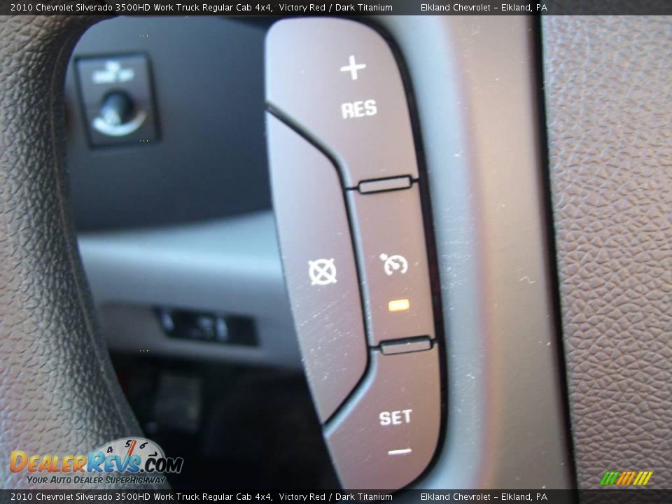 2010 Chevrolet Silverado 3500HD Work Truck Regular Cab 4x4 Victory Red / Dark Titanium Photo #29