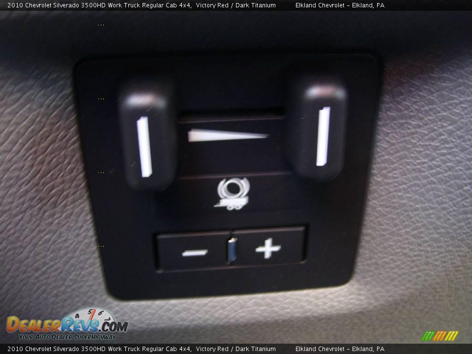 2010 Chevrolet Silverado 3500HD Work Truck Regular Cab 4x4 Victory Red / Dark Titanium Photo #35