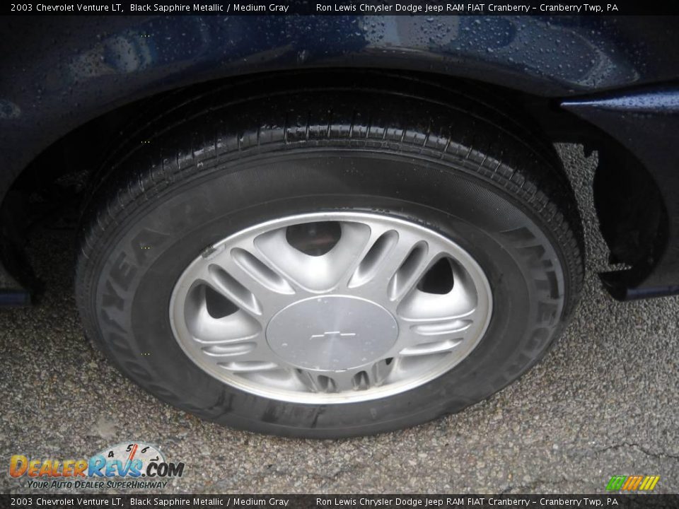 2003 Chevrolet Venture LT Black Sapphire Metallic / Medium Gray Photo #13