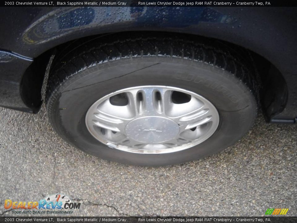 2003 Chevrolet Venture LT Black Sapphire Metallic / Medium Gray Photo #16