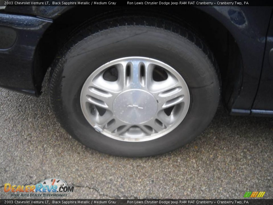 2003 Chevrolet Venture LT Black Sapphire Metallic / Medium Gray Photo #17